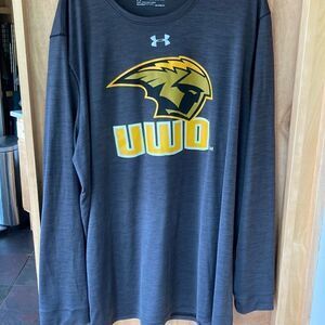 New Under Armour Tech UW Titans soft long sleeve T-shirt 2XL black twist color
